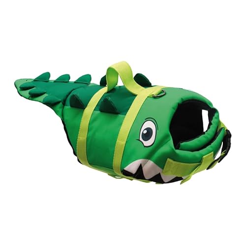 Croci Crocodile Schwimmweste für Hunde, Schwimmweste für Haustiere, Schwimmweste mit Griff für Hunde, Krokodil, 25 cm Croci Crocodile Schwimmweste für Hunde, Schwimmweste für Haustiere, Schwimmweste mit Griff für Hunde, Krokodil, 25 cm von Croci