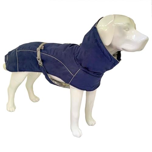 Croci Hiking Hundemantel, wasserdicht, Makalu, temperaturregulierendes Futter, dunkelblau, 65 cm Croci Hiking Hundemantel, wasserdicht, Makalu, temperaturregulierendes Futter, dunkelblau, 65 cm von Croci