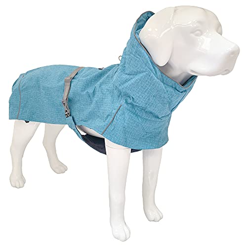 Croci Hiking Hundemantel, wasserdicht, für Hunde, Makalu, wärmeregulierendes Futter, Türkis, 40 cm von Croci