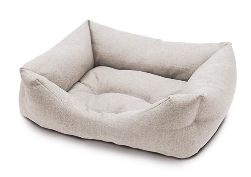 Croci Hydro – Hundebett für Hunde, wasserdicht, wasserabweisend, aus Stoff, waschbar, leicht zu reinigen, rechteckig, Beige, 50 x 35 cm Croci Hydro – Hundebett für Hunde, wasserdicht, wasserabweisend, aus Stoff, waschbar, leicht zu reinigen, rechteckig, Beige, 50 x 35 cm von Croci