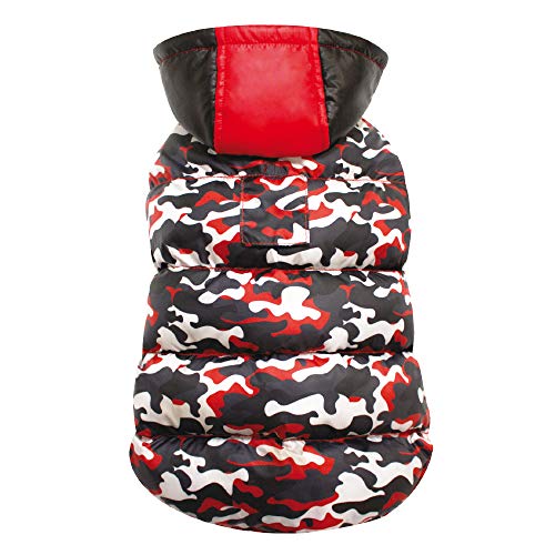 Croci Red Camou gefütterte Jacke 55 cm - 33 g Croci Red Camou gefütterte Jacke 55 cm - 33 g von Croci