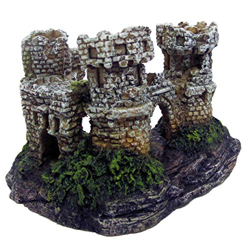 Croci Schloss mit Felsen Deko für Aquarien Größe XS von Amtra