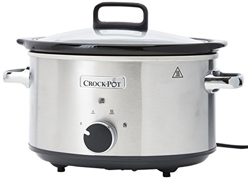 Crock-Pot CSC028X-01 Schongarer, Slow Cooker 3,5 l, 3.5 liters, Edelstahl Gebürstet von Crock-Pot