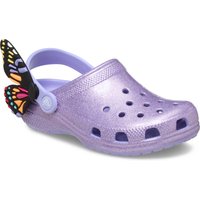 Crocs Clog "Classic IAM Butter Fly", Sandale, Hausschuh mit Glitzer von Crocs