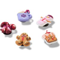 Crocs Schuhanstecker "Jibbitz™ Cute Winter Foods" Set, Kein Spielzeug. Nicht für Kinder unter 3 Jahren geeignet, 5 Stk. tlg. Winter Motive, Anstecker von Crocs