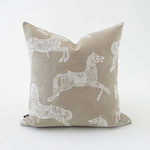 Croker Horse 45,7 x 45,7 cm Kissenbezug – Pferdemuster Jacquard Handwerk Luxus Modern Mode Stil Couch Sofa Kissenbezüge für Schlafzimmer Wohnzimmer Croker Horse 45,7 x 45,7 cm Kissenbezug – Pferdemuster Jacquard Handwerk Luxus Modern Mode Stil Couch Sofa Kissenbezüge für Schlafzimmer Wohnzimmer von Croker Horse