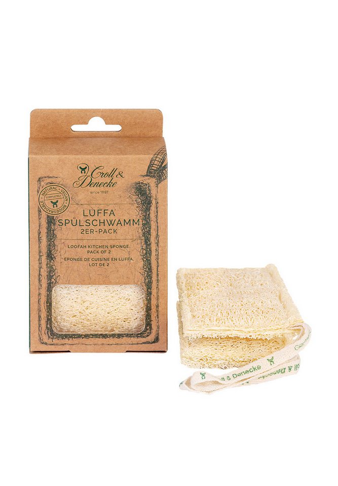 Croll & Denecke Reinigungsschwamm Luffa Spülschwamm, 2er-Set Luffa Spülschwamm Croll & Denecke Reinigungsschwamm Luffa Spülschwamm, 2er-Set Luffa Spülschwamm von Croll & Denecke
