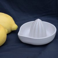 Handgefertigte Keramik Zitruspresse - Creme Weiß von CromCeramics