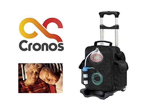 CRONOS Sauerstoffkonzentrator Lovego PRO - 0.5 L bis 6 L/Min - Sauerstoffkonzentration 90% - 96% - Deutscher Hersteller - Medizinisches Zertifikat - 220-240V, DC 12-17V, Bild.de Testsieger 2022 von Cronos