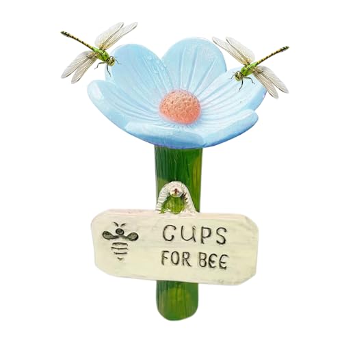 Croovepi Bienenbewässerung | Blumenförmige Garten- -Trinkbecher – Durstige Bestäuber, Futterspender für Schmetterlinge für Terrasse, Weg, Rasen, Auffahrt, Bauernhof- Croovepi Bienenbewässerung | Blumenförmige Garten- -Trinkbecher – Durstige Bestäuber, Futterspender für Schmetterlinge für Terrasse, Weg, Rasen, Auffahrt, Bauernhof- von Croovepi