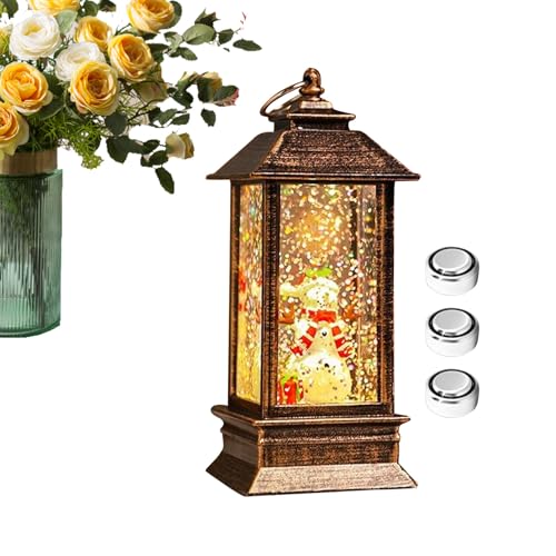 Croovepi Weihnachtliche Schreibtischlampe, niedliche Schlafzimmerlampe – Schreibtisch-Ornament, Nachtlicht mit sanftem Leuchten für Schlafzimmer, Wohnzimmer, Wohnung, Zuhause, Weihnachten von Croovepi