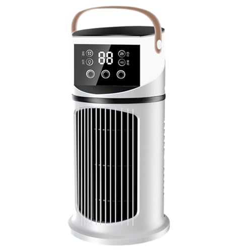 Tragbare Klimaanlage | Min-i Klimaanlage | Luftkühler Verdunstung Persönlicher Kühler Luftbefeuchter | Klimagerät mit 9 Geschwindigkeitseinstellung und LED, Timing, für Home Offise von Croovepi
