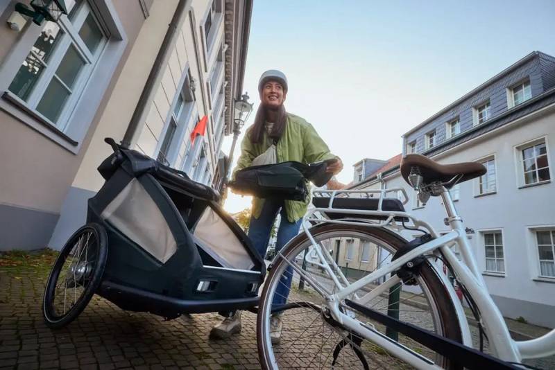 Croozer Fahrradkinderanhänger Kid Yuuna All-in-One Fahrradanhänger von Croozer