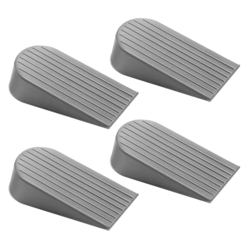 Extra großer Türstopper, 4,8 cm hoch, verhindert Türspalten und Aussperrungen, strapazierfähig, stabiler Gummistopper, Grau, 4 Stück Extra großer Türstopper, 4,8 cm hoch, verhindert Türspalten und Aussperrungen, strapazierfähig, stabiler Gummistopper, Grau, 4 Stück von Crosize