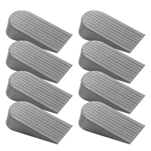 Extra großer Türstopper, 4,8 cm hoch, verhindert Türspalten und Aussperrungen, strapazierfähig, stabiler Gummistopper, Grau, 8 Stück Extra großer Türstopper, 4,8 cm hoch, verhindert Türspalten und Aussperrungen, strapazierfähig, stabiler Gummistopper, Grau, 8 Stück von Crosize