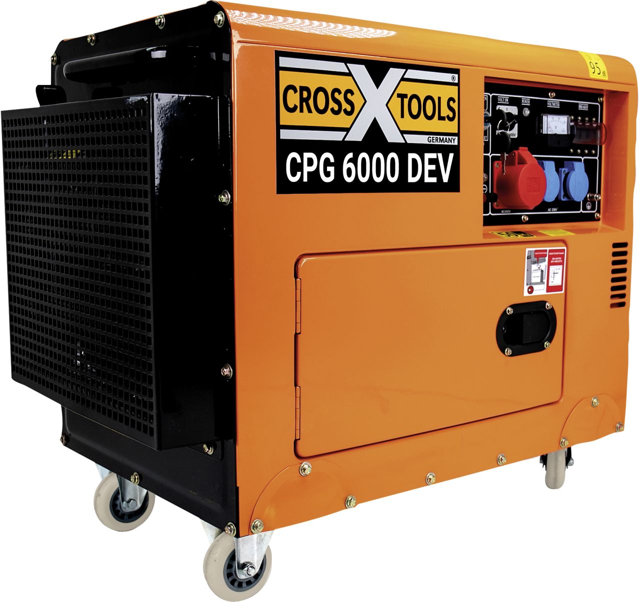 Cross Tools Diesel-Stromerzeuger CPG6000DEV 6300 W von Cross Tools