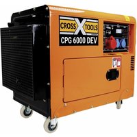 Cross Tools Diesel-Stromerzeuger CPG6000DEV 6300 W Stromerzeuger von Cross Tools