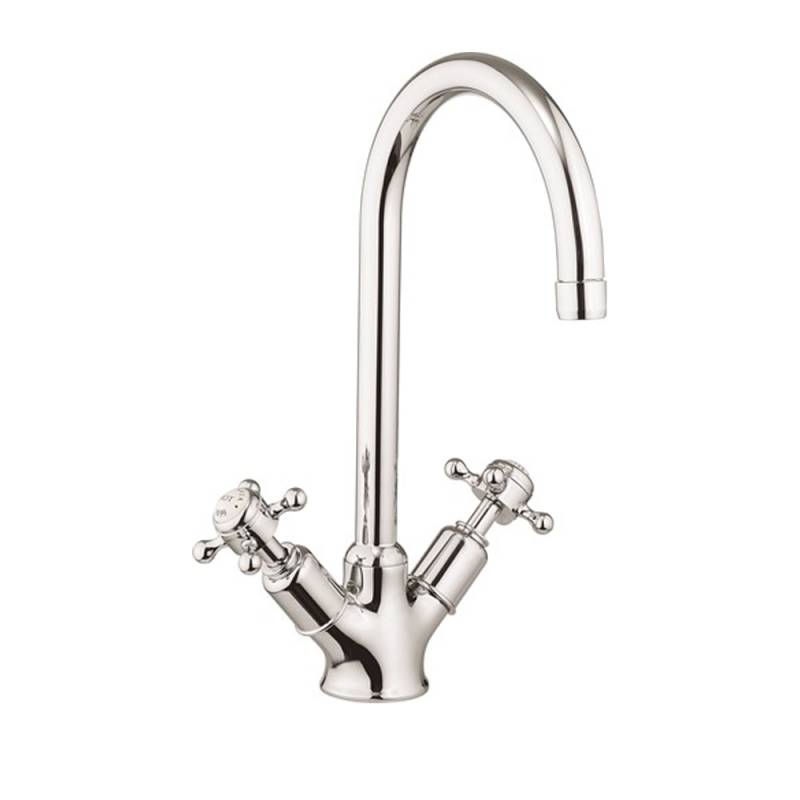 Küchenarmaturen Retro/Vintage Serie Belgravia Chrom von Crosswater von Crosswater