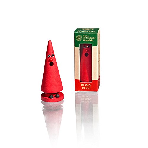 Crottendorfer Räucherkerzen - Räucherfigur/Räuchermännchen - Mini Ziegenbeine - Motiv: Romy Rose - 9 cm - Made in Germany von Crottendorfer
