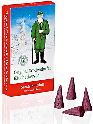 Crottendorfer Original Räucherkerzen 24 Stück (Sandelholz) von Crottendorfer