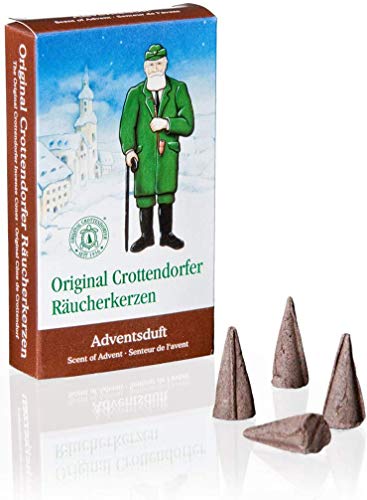 Crottendorfer Räucherkerzen 24 Stück Größe M (Adventsduft) von Crottendorfer Räucherkerzen