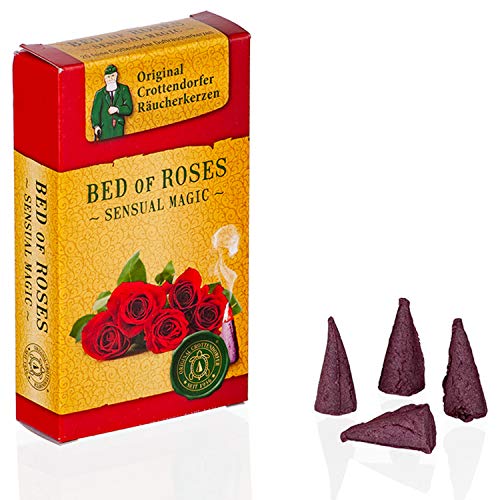 Crottendorfer Räucherkerzen Sensual Magic Bed of Roses, 24 Stück, 1 Packung von Crottendorfer
