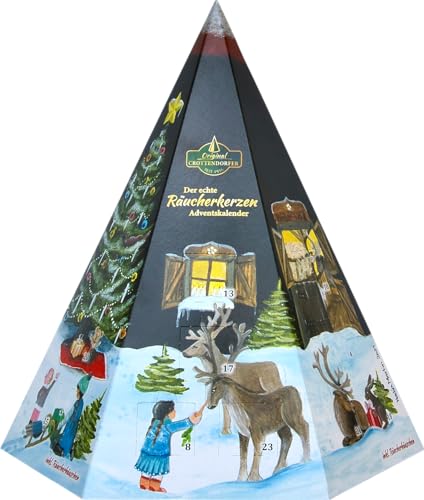 Der echte Räucherkerzen Adventskalender Der echte Räucherkerzen Adventskalender von Crottendorfer