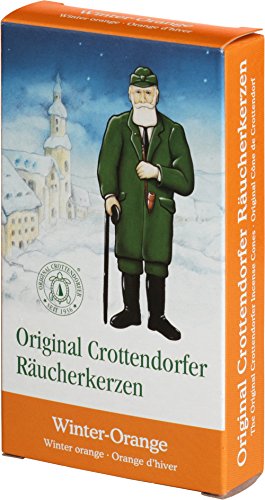 Klassische Räucherkerzen - Duft: Winterorange von Crottendorfer Räucherkerzen