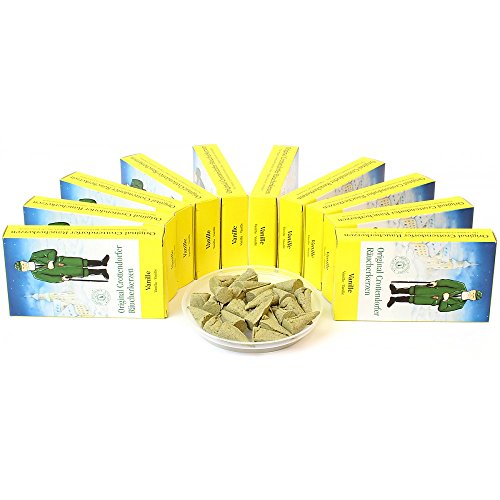 Original Crottendorfer Räucherkerzen - 10x24 Sparpack - Vanillie Erzgebirge von Crottendorfer