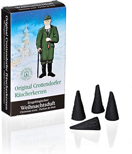 Crottendorfer Original Räucherkerzen - Weihnachtsdüfte, Räucherduft:Erzgebirg. Weihnachtsduft von Crottendorfer