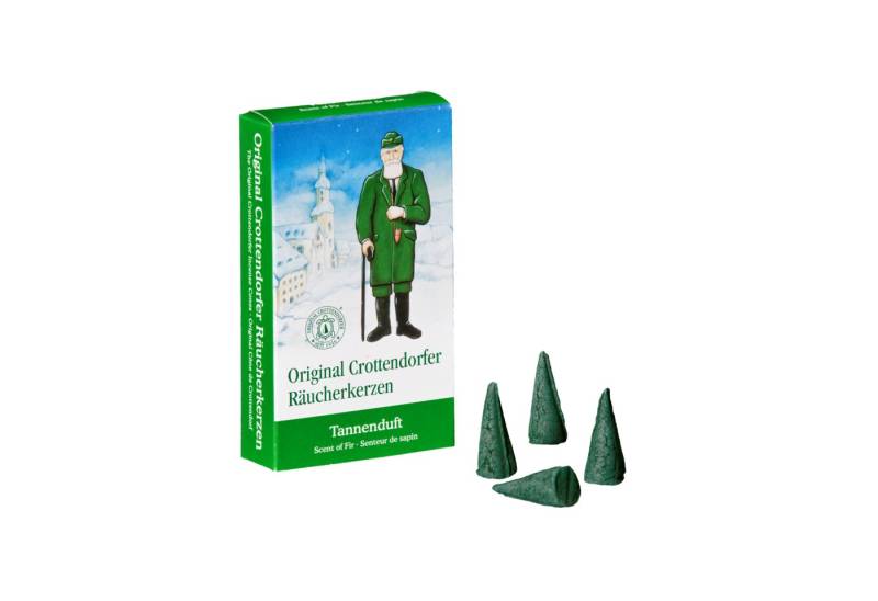 Crottendorfer Räucherkegel Original Crottendorfer Räucherkerzen Duft-Auswahl Weihnachtsdüfte (24 Stück pro Packung), Original Erzgebirge von Crottendorfer