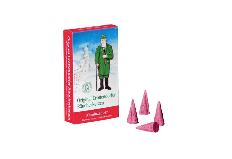 Crottendorfer Räucherkegel Original Crottendorfer Räucherkerzen Duft-Auswahl Weihnachtsdüfte (24 Stück pro Packung), Original Erzgebirge von Crottendorfer