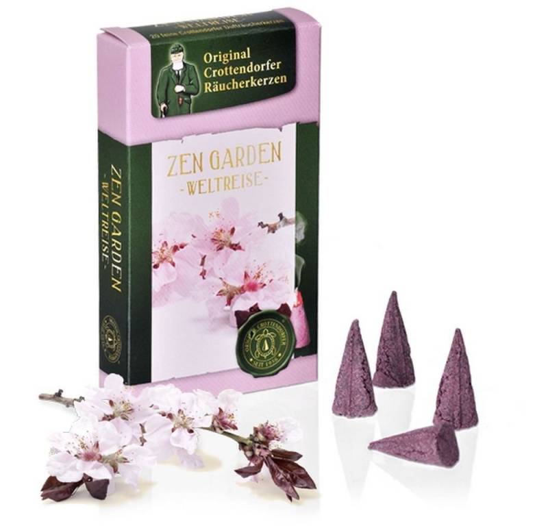 Crottendorfer Duftkerze 1 Päckchen Räucherkerzen- Weltreise - Zen Garden - 20er Packung von Crottendorfer