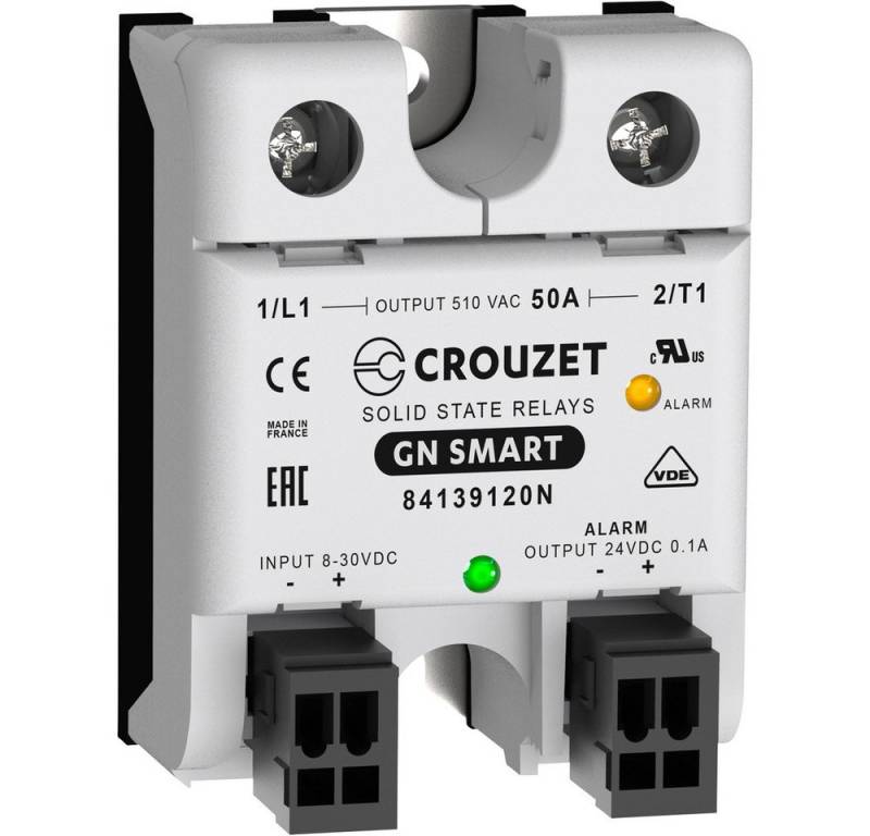 Crouzet Zeitrelais Crouzet Halbleiterrelais 84139120N 50 A Schaltspannung (max): 510 V/A, (GNS50DDZH) von Crouzet