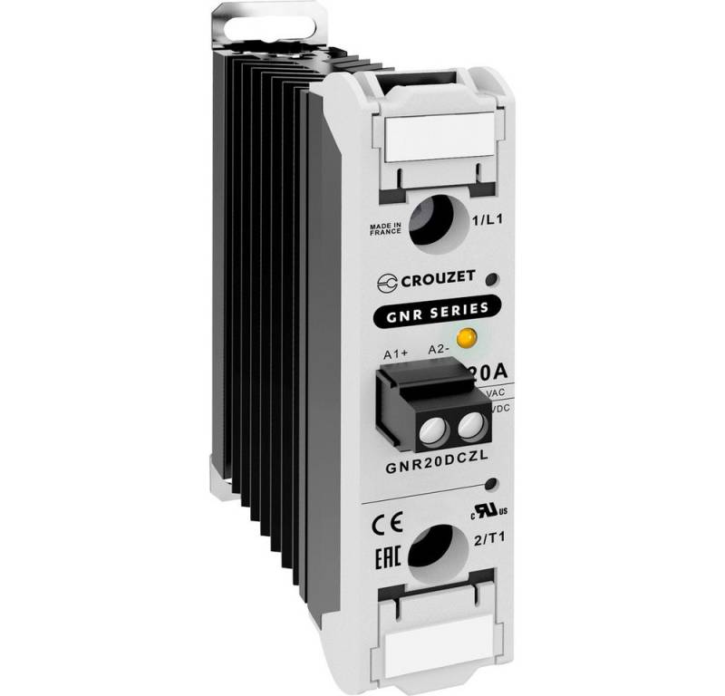 Crouzet Zeitrelais Crouzet Halbleiterrelais GNR20DCZL 20 A Schaltspannung (max): 280 V/A, (GNR20DCZL) von Crouzet