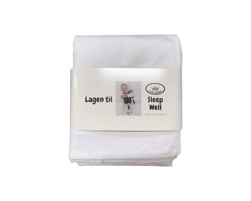 Crown Bubble Spannbettlaken Sleep Well Unisex Kinder, Jersey, (1 Stück), Spannbettlaken, Spannlaken, Spannbezug, Matratzenbezug, Bettbezug von Crown Bubble