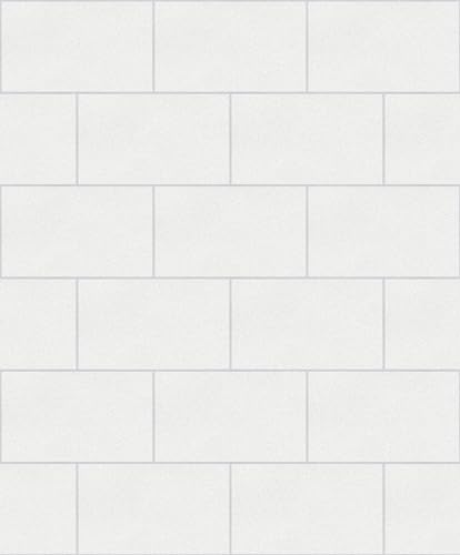 Crown London Tile Wallpaper White (M1054) von Crown