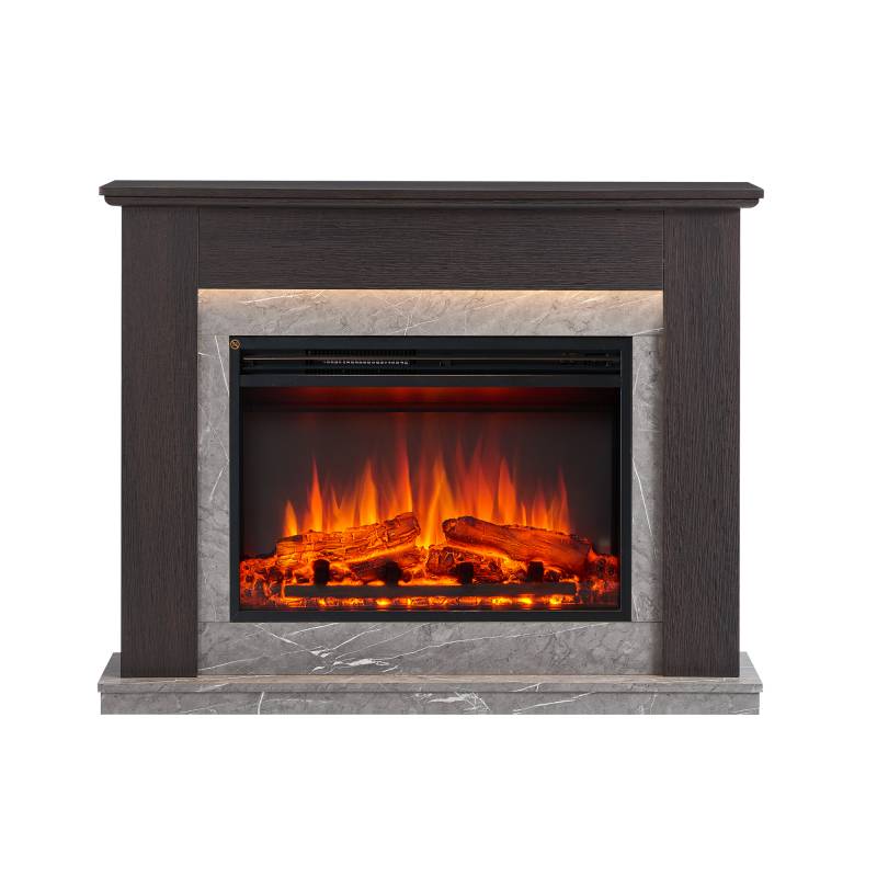 CrownFlame Elektrokamin 'Ajax' dunkelbraun 2 kW von CrownFlame