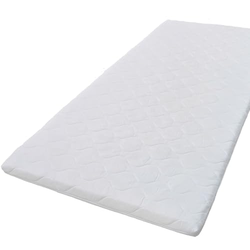 Crownmiller Basic XXL Topper 120x200 cm extra fest 7cm hoch 7-Zonen Bezug waschbar bis 60 Grad Oeko-TEX® 100 von Crownmiller