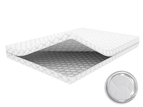 Crownmiller Microfaser Ersatz Matratzenbezug, 60°C waschbar, 4-seitiger Reißverschluss (100x220 cm (Sondergröße), 22 cm (Matratzen von 20-24cm)) von Crownmiller