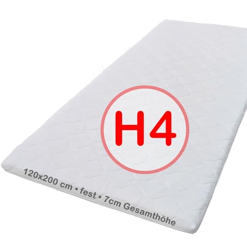 Crownmiller Titan 120x200cm fest XXL 7-Zonen Topper | individuelle Druckentlastung | Bezug waschbar bis 60 Grad | Oeko-TEX® 100 von Crownmiller