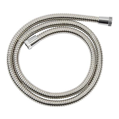 Croydex Brauseschlauch mit 11-mm-Innendurchmesser Edelstahl verstärkt elastisch 1,5 - 1,75 m von Croydex