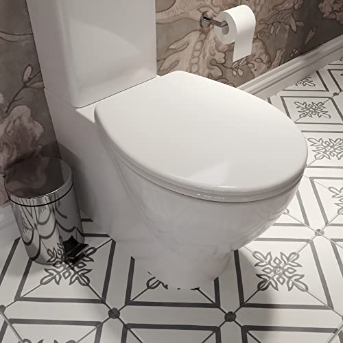 Croydex Corvo WL610622H Toilettensitz, Weiß von Croydex