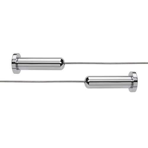 Croydex Draht-Duschvorhangstange, maximal 3 m, Chrom von Croydex