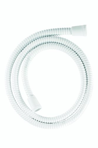 Croydex Essentials Verstärkter Duschschlauch PVC 1,5 m Weiß von Croydex