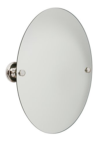 Croydex Flexi-Fix Everson Glas Ablage, Messing, Chrome, 6.5 x 34 x 51.5 cm von Croydex