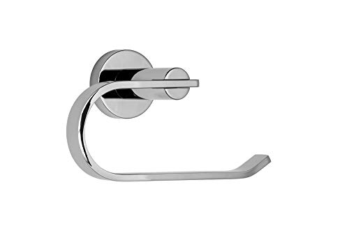 Croydex Metra Flexi-Fix Toilettenpapierhalter – langlebige Zinklegierung, einfach zu montierender Toilettenpapierhalter, einzigartige X-Platte für Montage ohne Bohren, alle Befestigungen im von Croydex