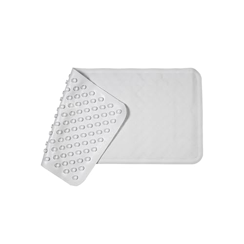 Croydex Hygiene-n-Clean Badewanneneinlage groß Gummi antibakteriell 37 x 90 cm Weiß von Croydex