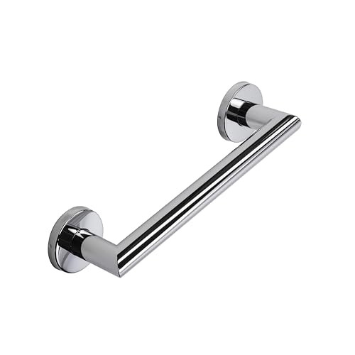 Croydex Moderne Edelstahl Haltegriff mit Unterputzarmaturen, Chrom, 30 cm von Croydex