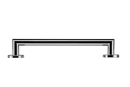 Croydex Moderne Edelstahl Haltegriff mit Unterputzarmaturen, Chrom, 45 cm von Croydex